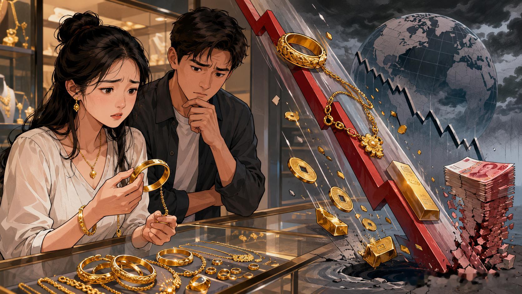 国际金价银价双双走高汇率正在重写黄金账本：首饰金亏掉的，不只是一克三百块最近买过