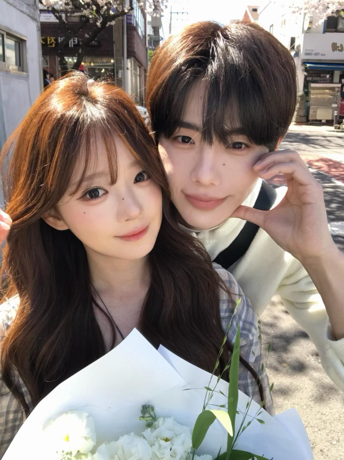 봄에 너랑 만나고 싶다.🌸✩ ꒰ ɞ̴̶̷ ·̮ ɞ̴̶̷ ꒱⑅🎀♡*·和