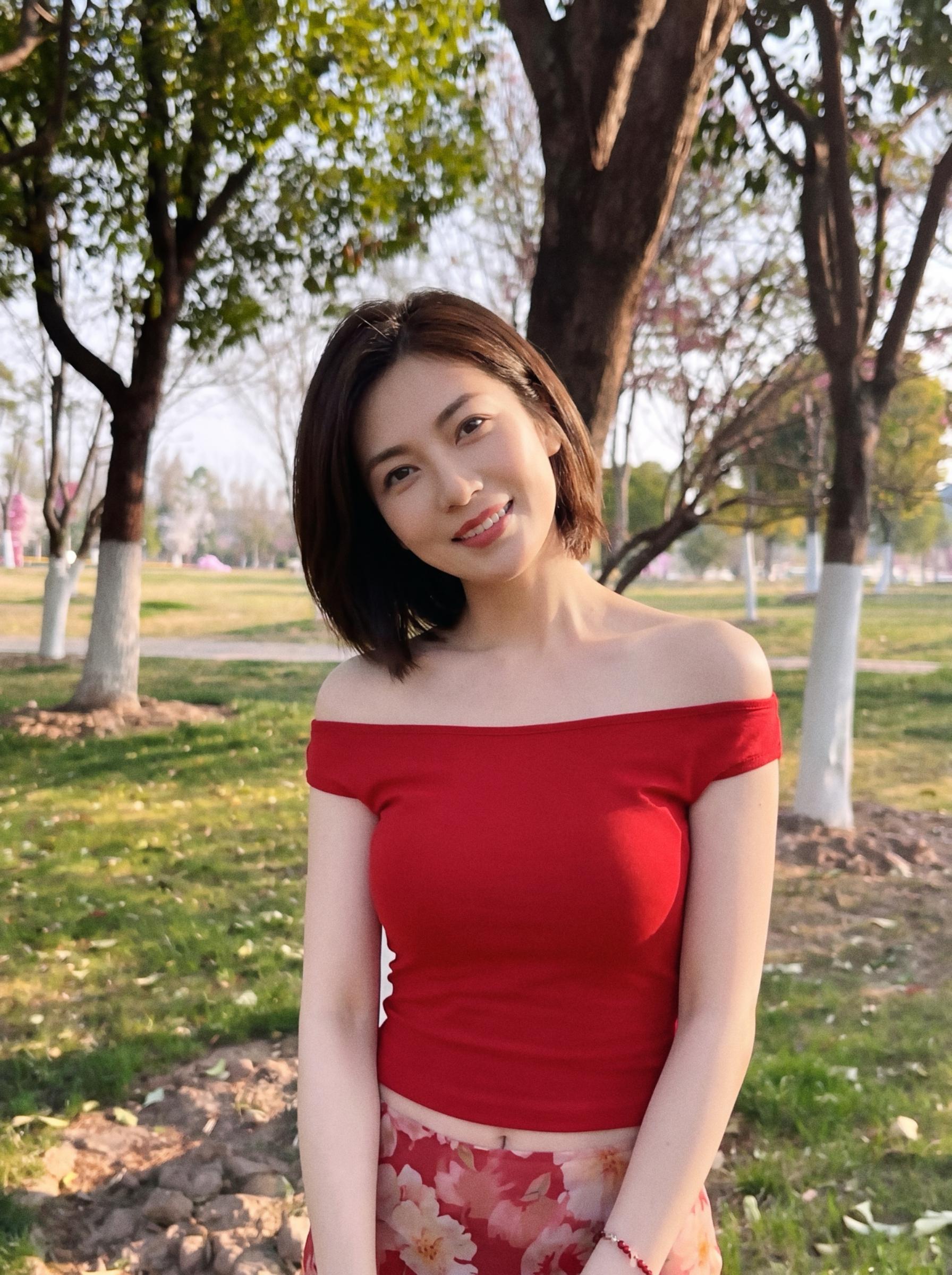 只有中女才能拿捏大红大紫🍷。40而已 夏日生花