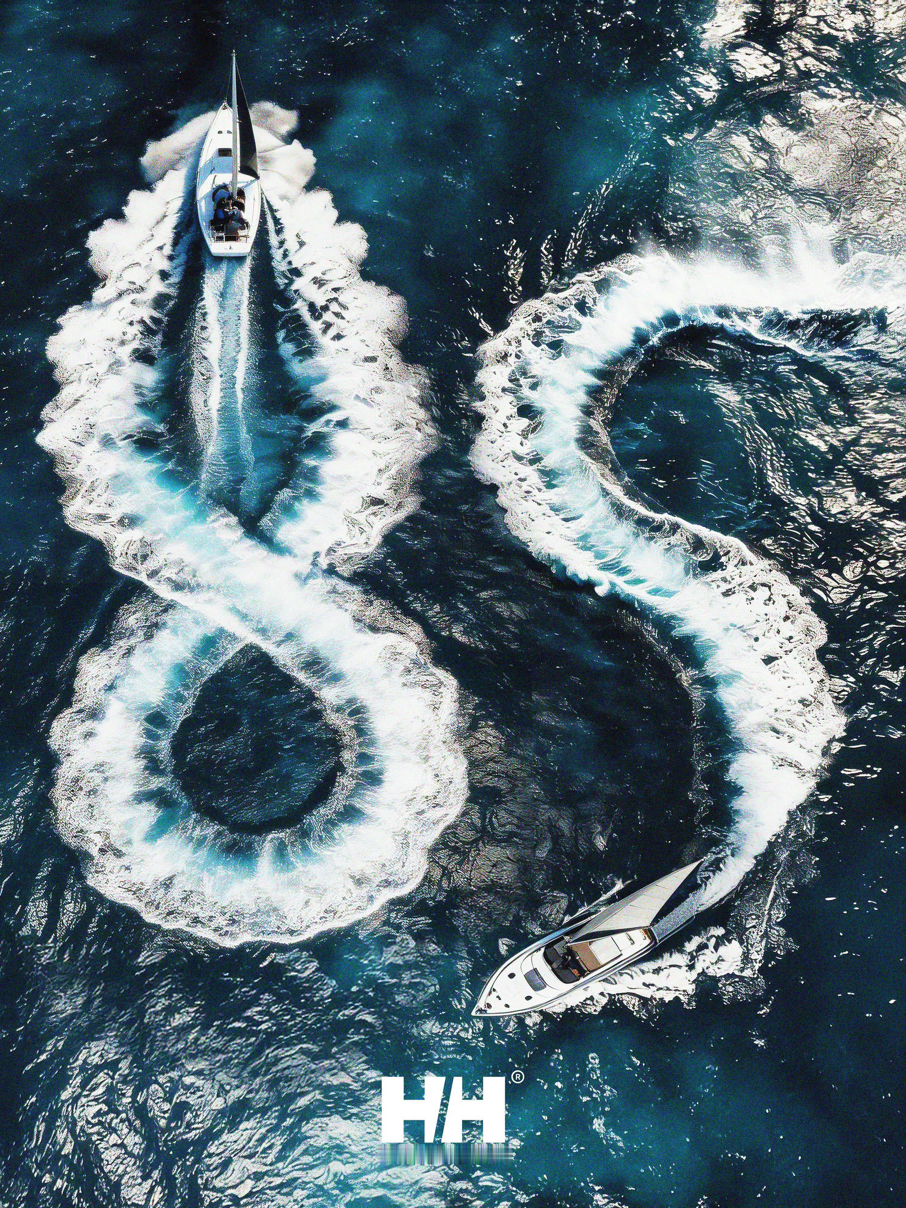 HH好会啊，发了85海浪，立刻联想到王一博送给家里人的爱心浪❤️🌊 