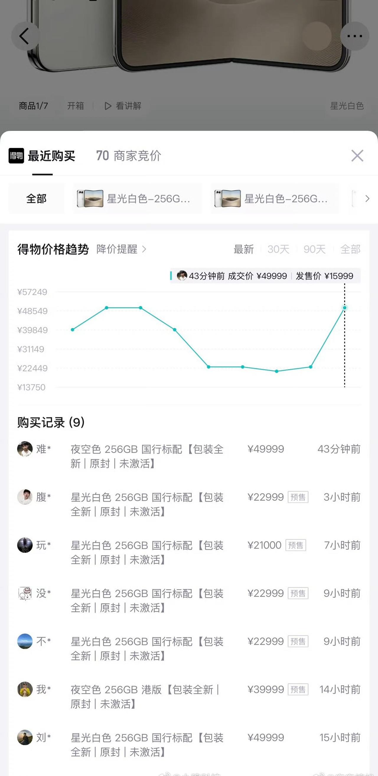 离谱，iPhone Duo最高被炒到了79999了，溢价五六万，真的有人买嘛，都