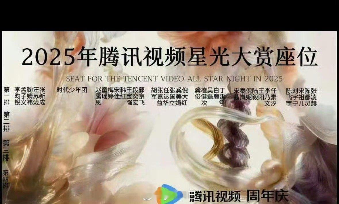 星光大赏座位图 谁的座位好 