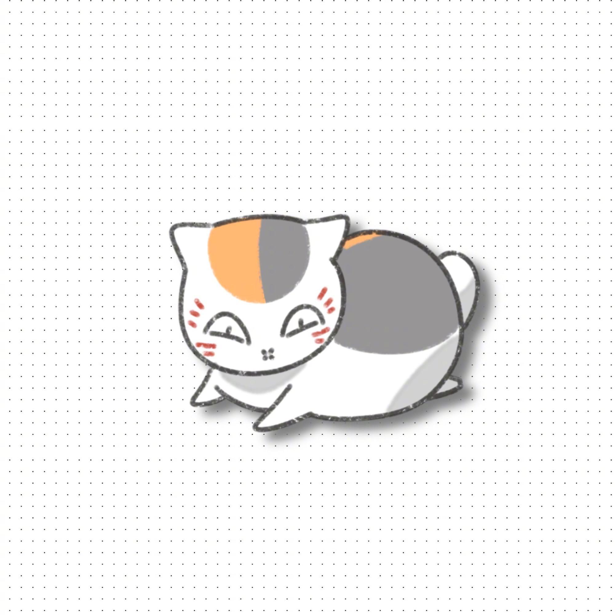 夏目友人帐动漫仲夏狂欢季 小猫咪屁股扭扭真嘟太可爱了.绘：色阶  暑期片单交换计