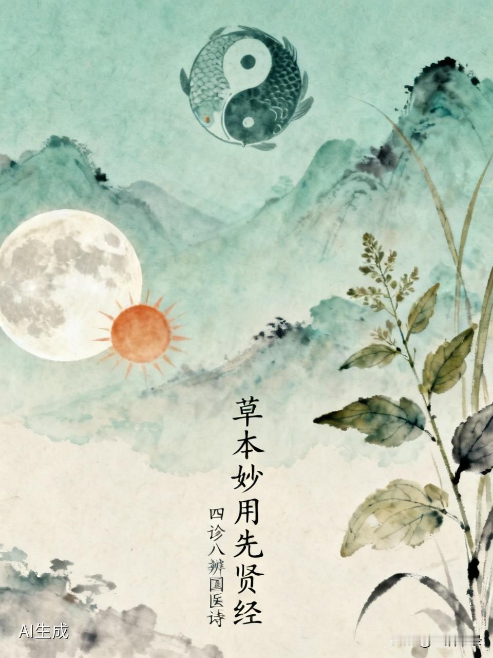 “日月不争千古在，阴阳轮回万年存。四诊八辨国医诗，草本妙用先贤经”，这几句真的把