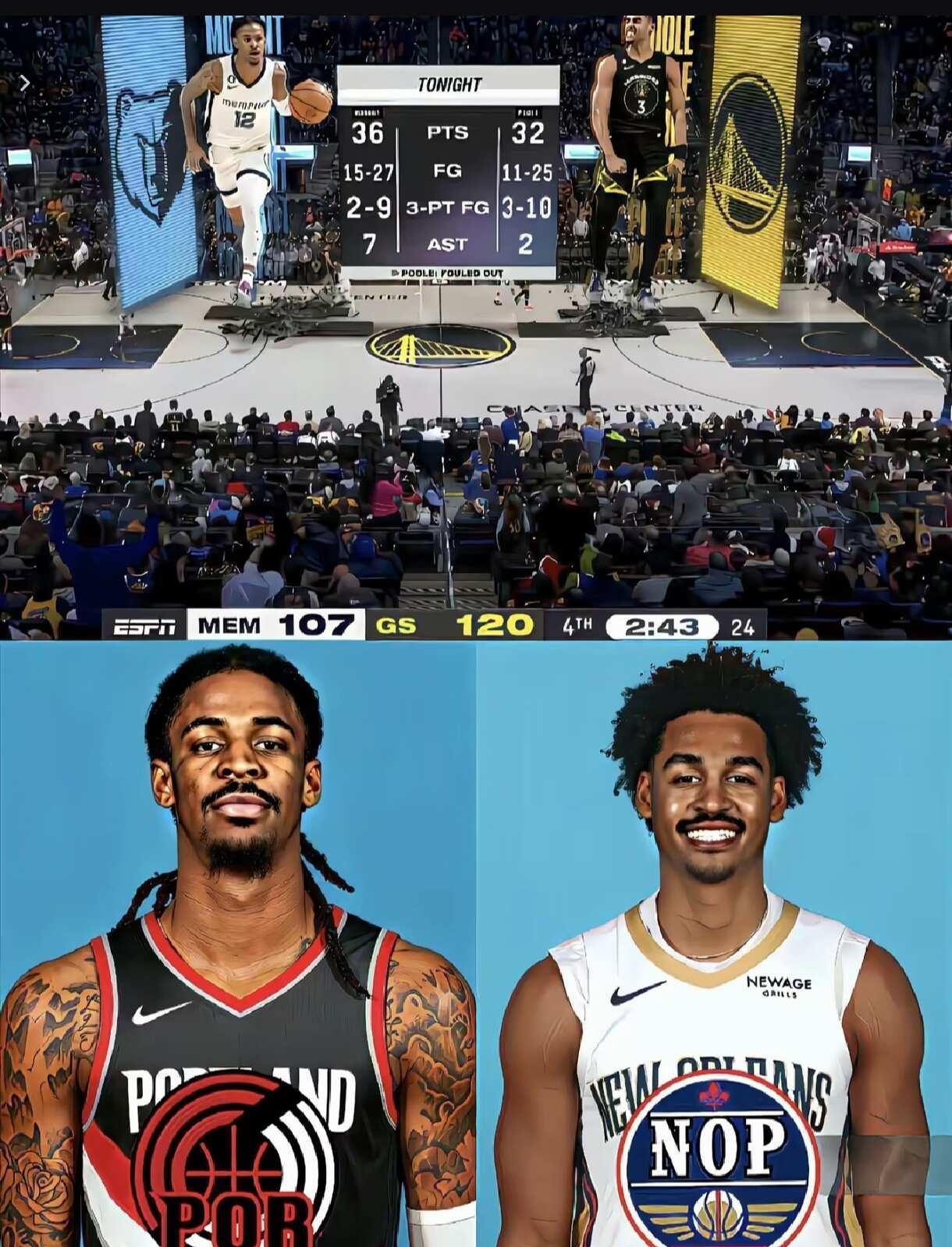 你们俩……难道要就此陨落了吗 你们当时可都是联盟接班人的候选人啊NBA 普尔