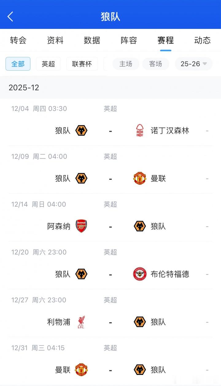 俯冲英冠！狼队13轮0胜倒一，本月面对阿森纳、利物浦、两战曼联12月01日讯 英