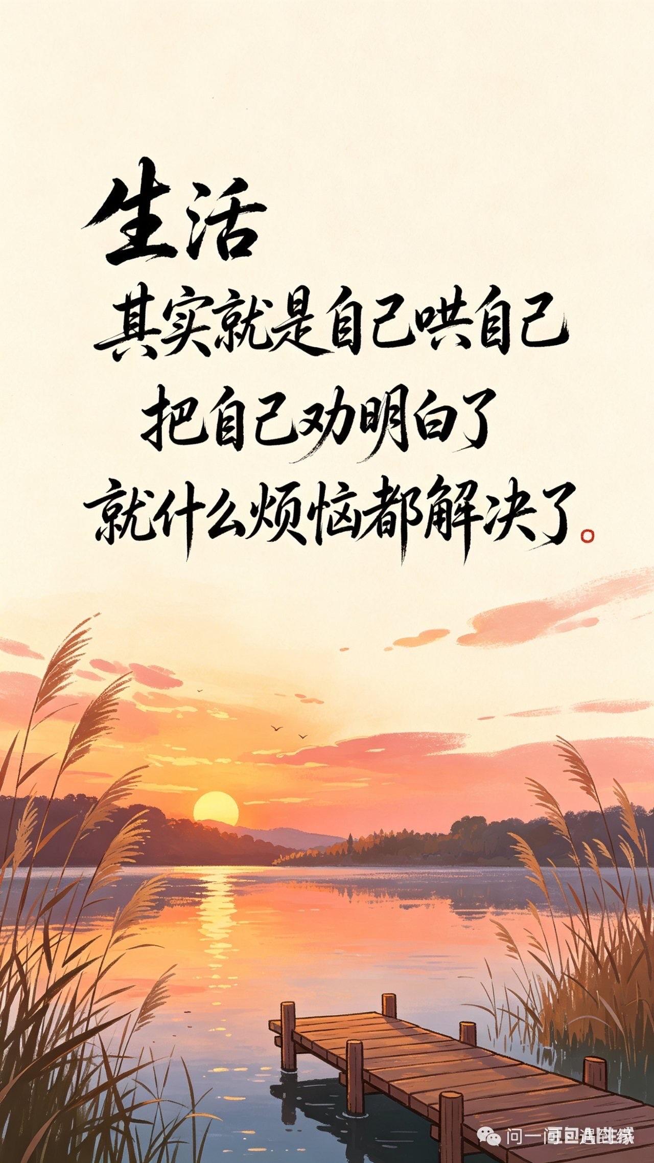 晚年谁才是你最坚实的依靠?
谁都靠不住，只要保持自己身体的健康，就是最坚实的依靠