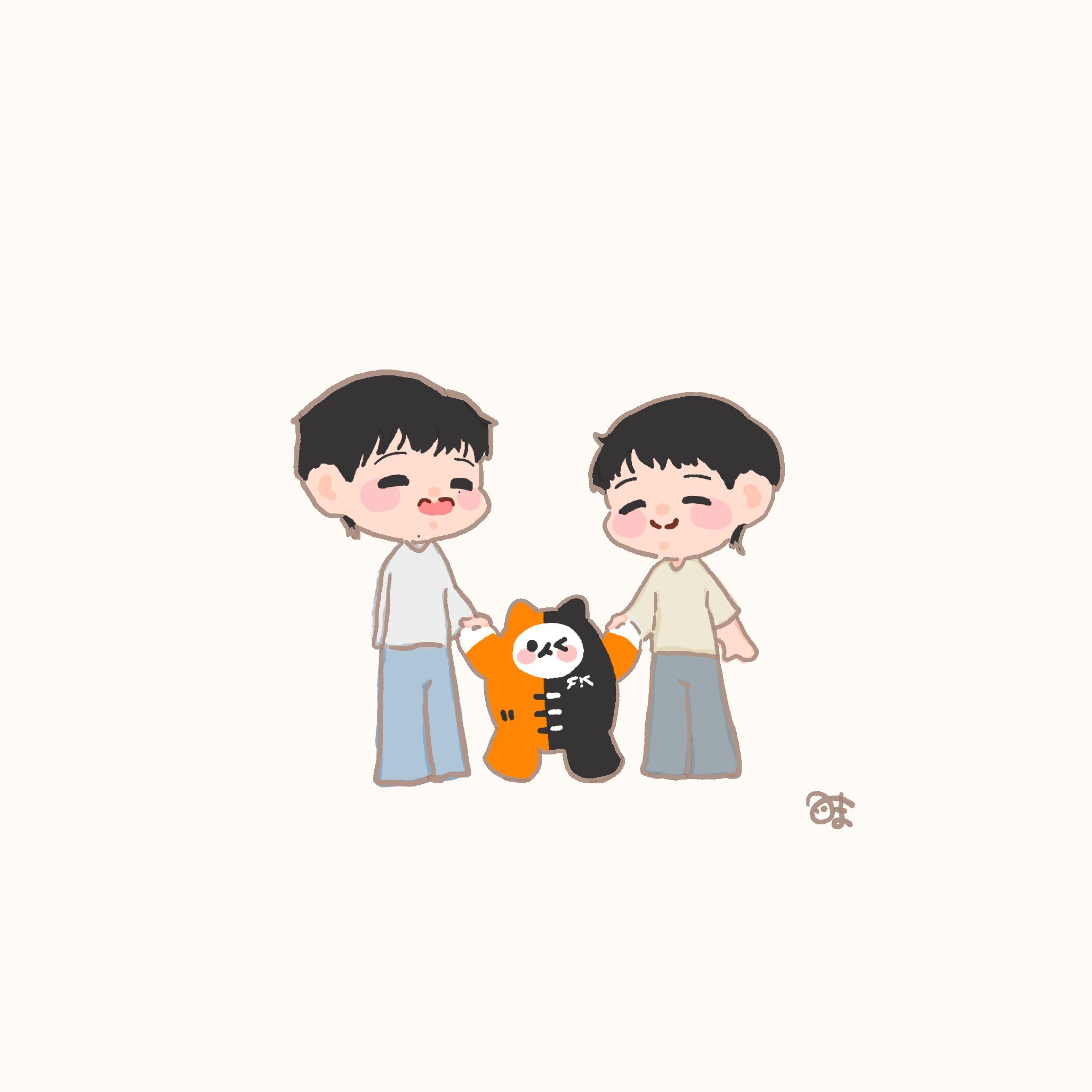 FirstKhaotung  猫小猫猫🐈⬛🐱🐈…超幸福的猫猫一家三口哦🥰