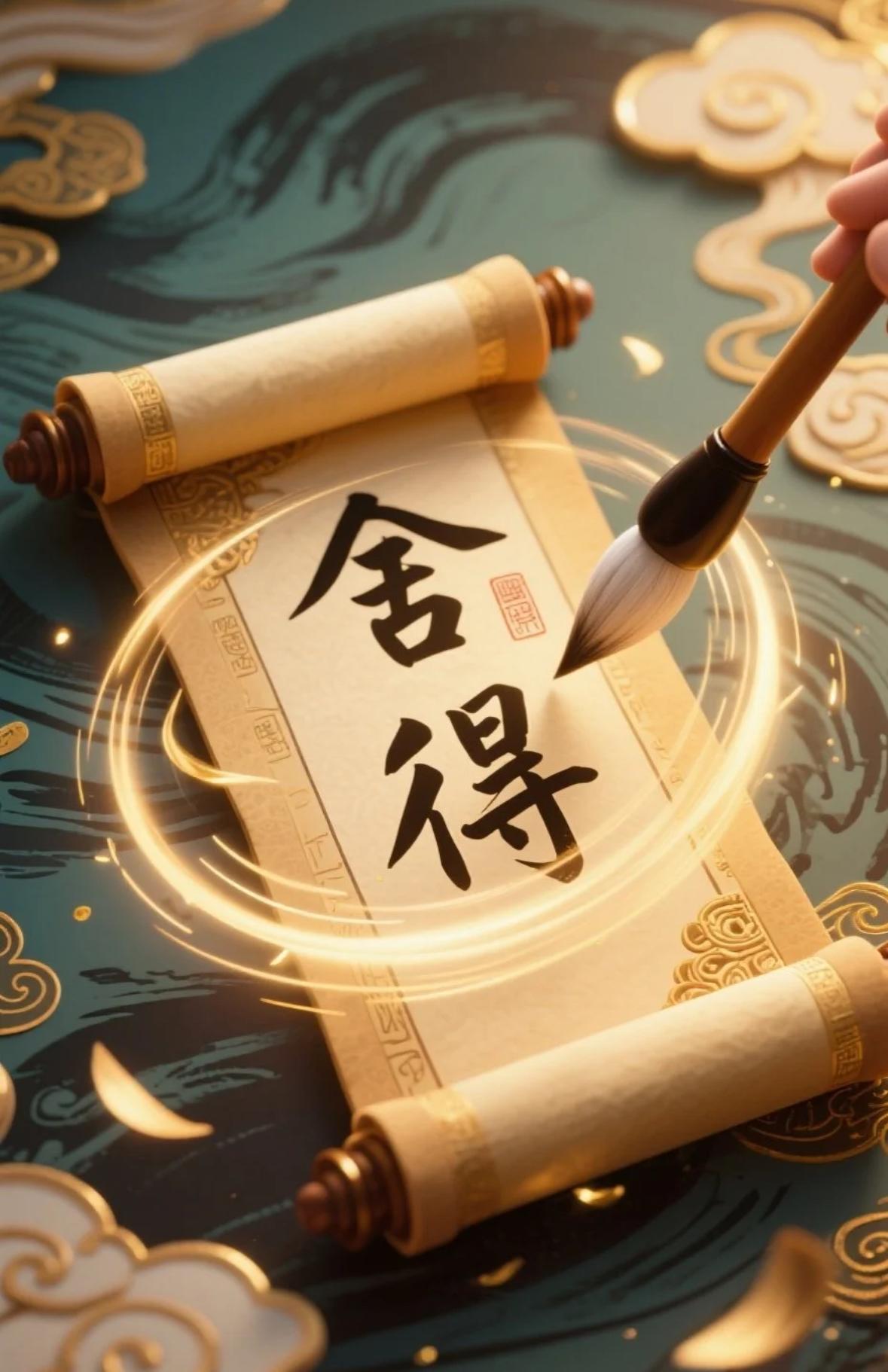 小舍小得。大舍大得。