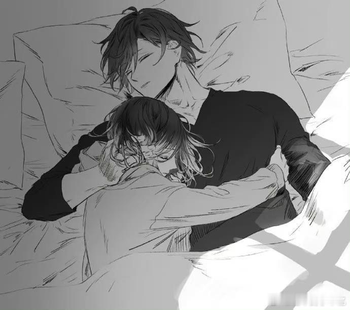 早上睡醒后又在偷偷玩手机🤳🏻于是被教育了一顿！他本来是从后面抱着我睡觉，我醒