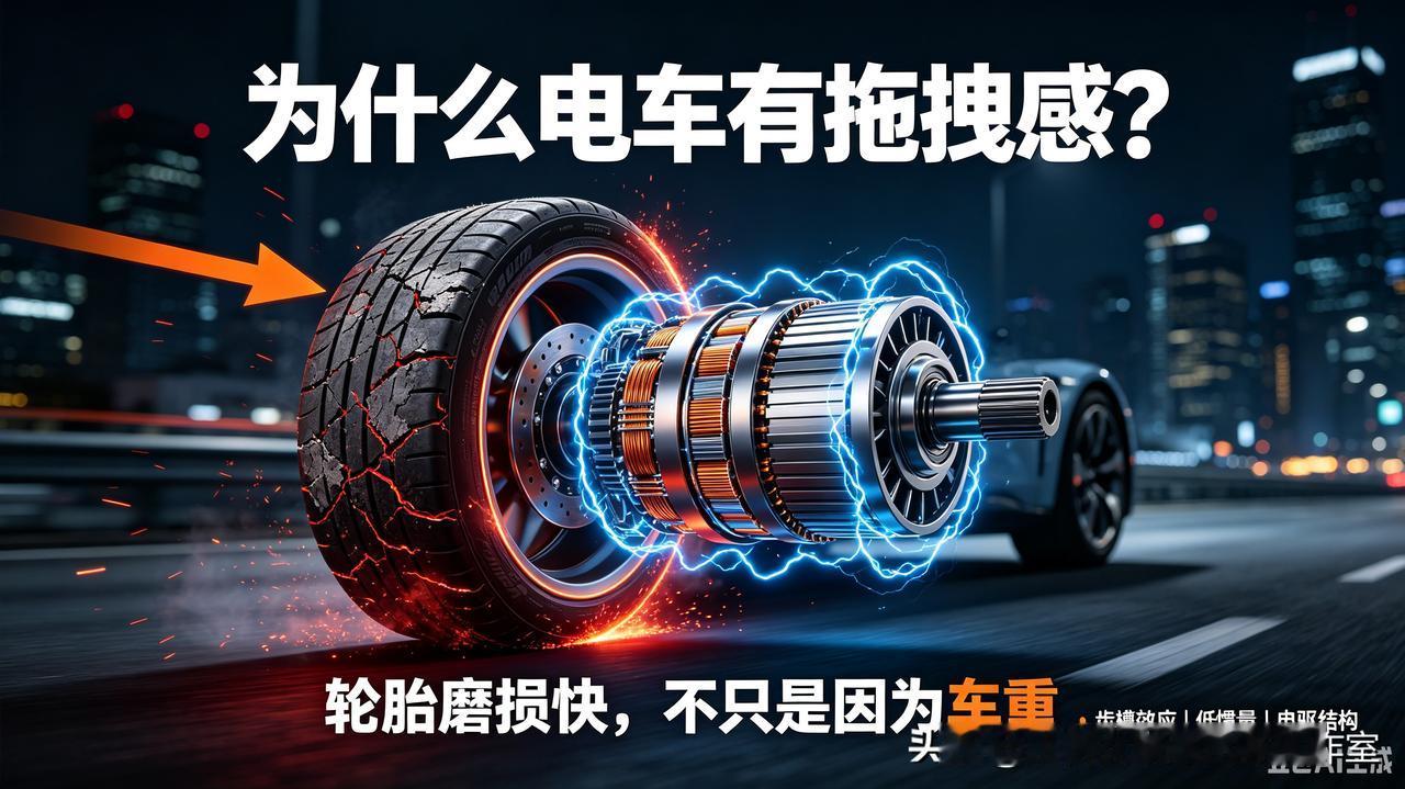 为什么电车会有拖拽？轮胎磨损格外严重？ 怎么改进？
 
by【beta实验室】
