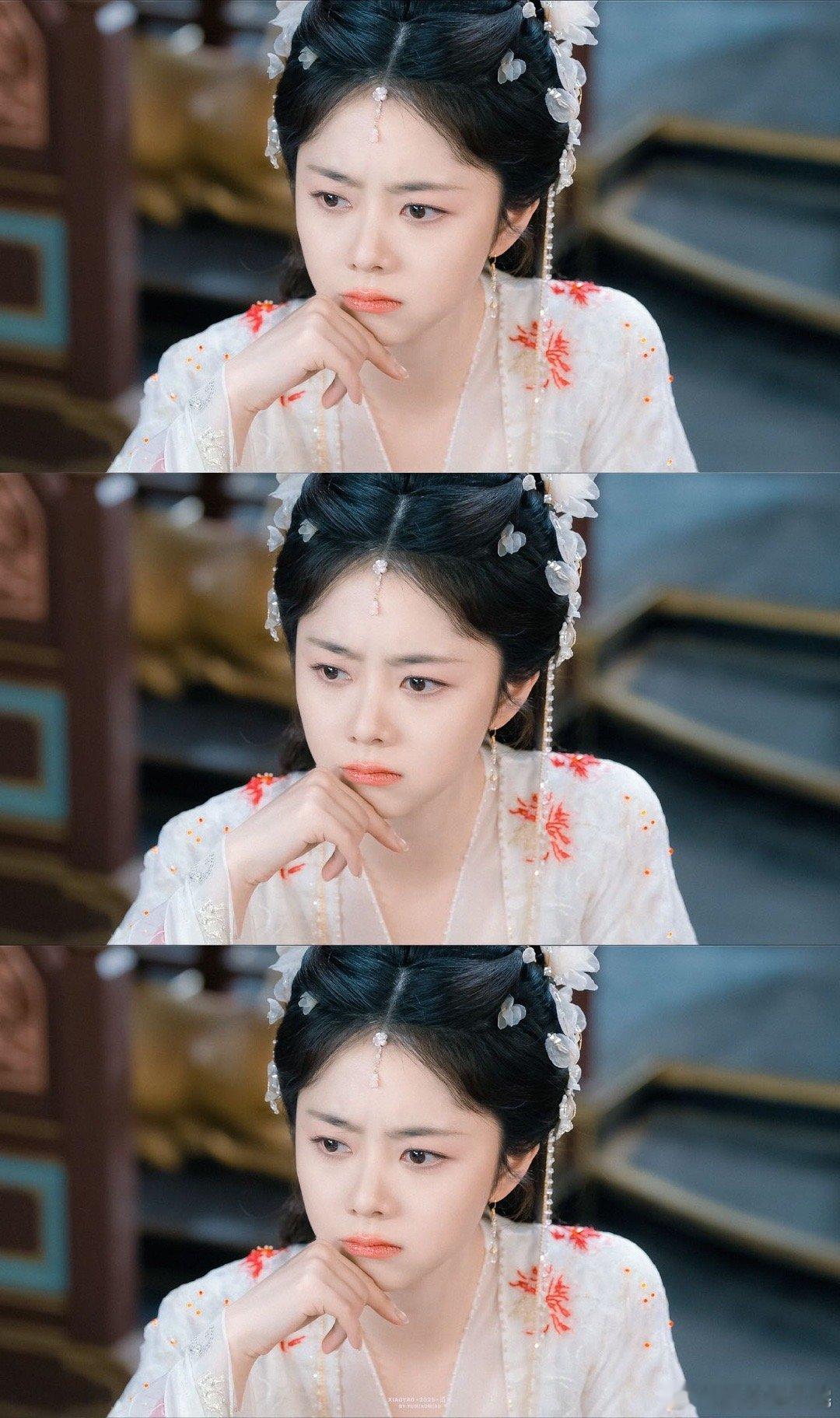 谭松韵同一角色三种美女子亦有万千风华，肖瑶的灵动美，宁安的明媚美，龙主的力量美，