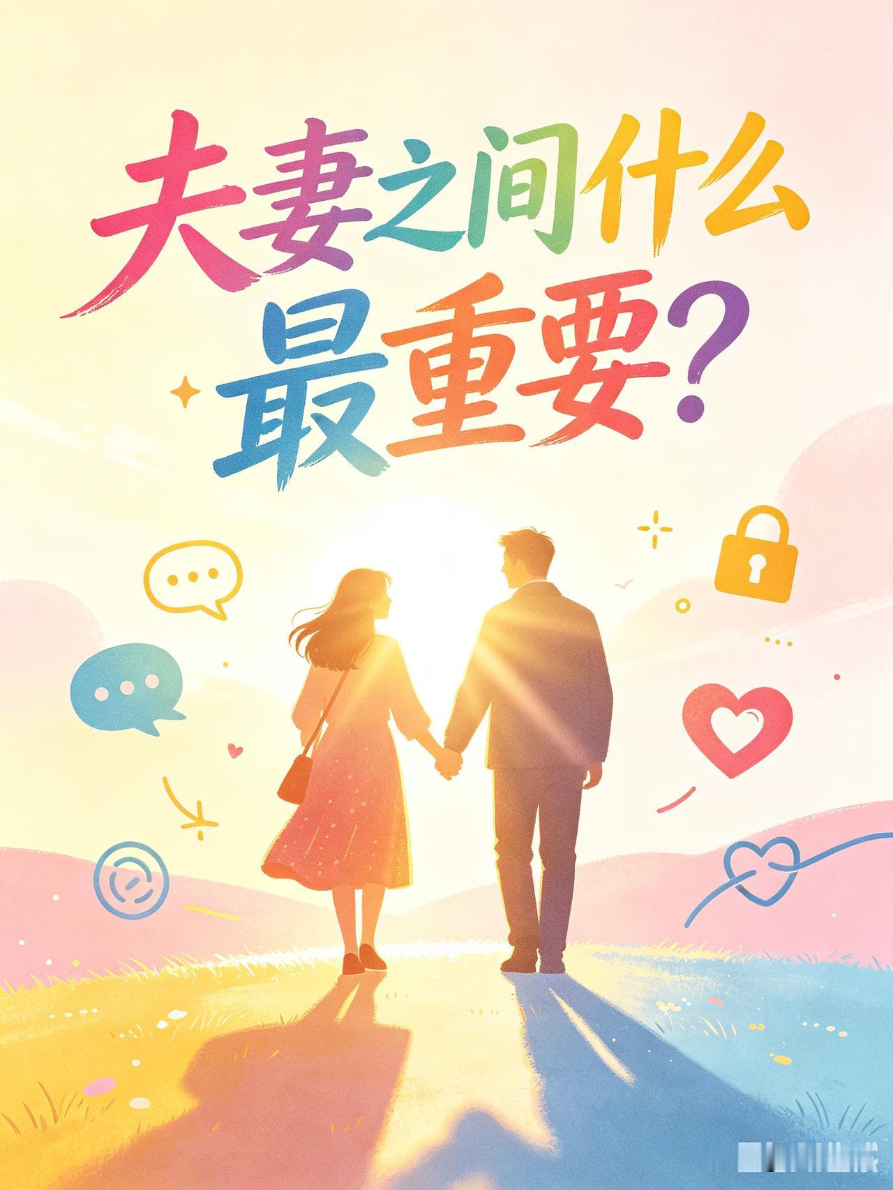 在婚姻关系里，沟通、扶持、信任、夫妻生活，这四个关键词，你觉得哪个是首要重要的？