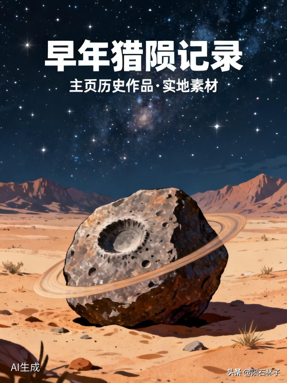 这段时间不少新朋友问我早年的实地猎陨记录视频去哪了。
最早一批实拍的陨石科普长视