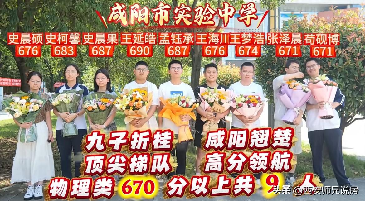 咸阳实验中学厉害啊，这几年高考成绩一直排在市内，乃至省内前列，今年高考670分以