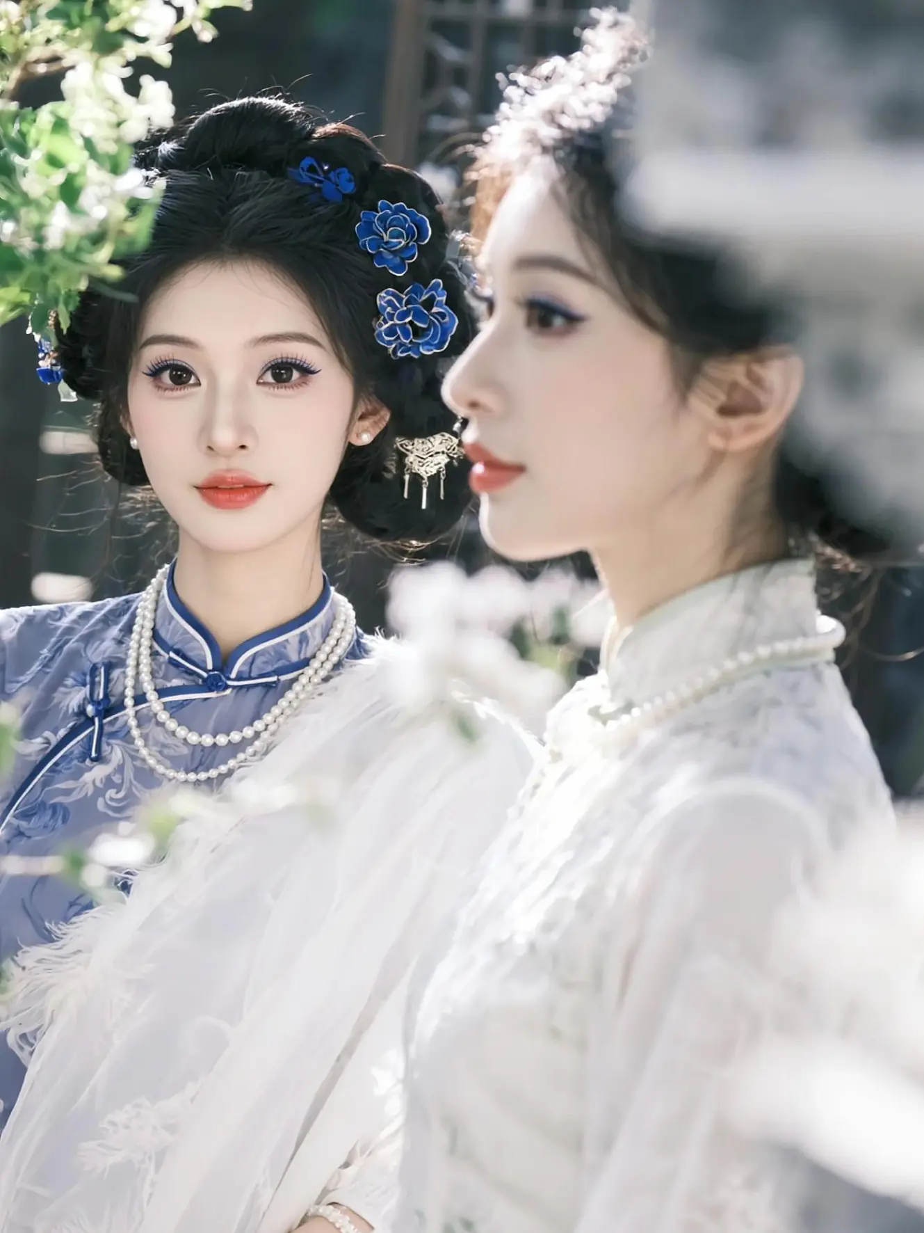 留洋小姐和清汉女的搭配太有前世今生的宿命感了