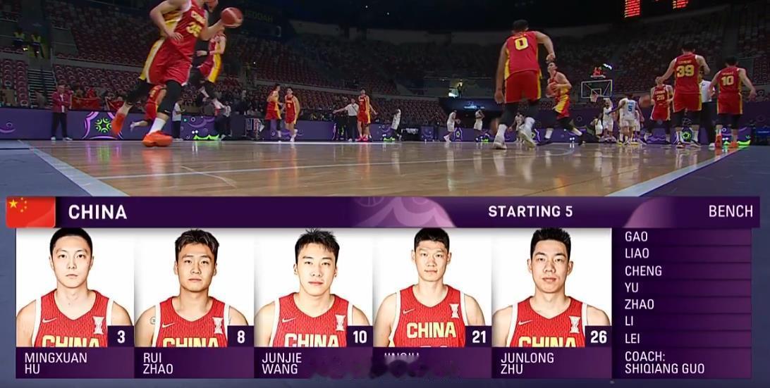 全新首发中国男篮vs印度男篮 ​​​