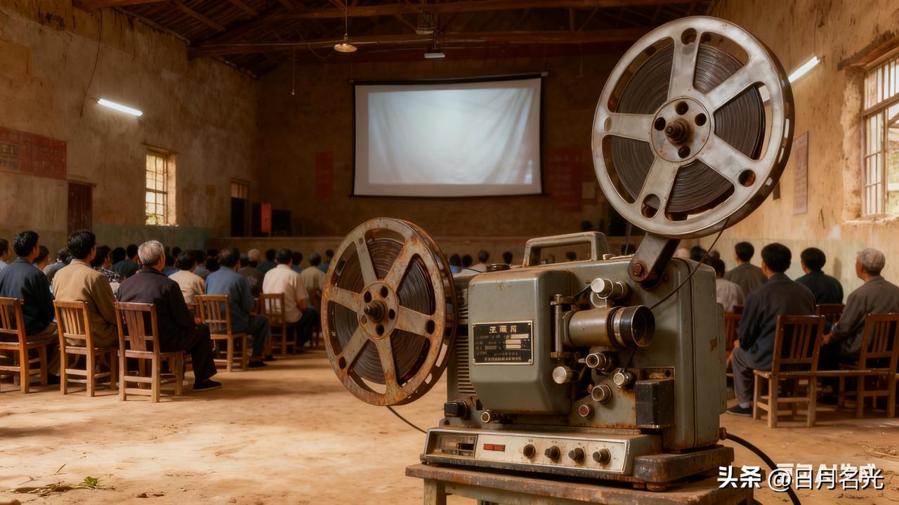 看见老式放映机我的心砰砰跳。我是大山里长大的娃，十几岁跟爹娘从山里迁到了山外，落