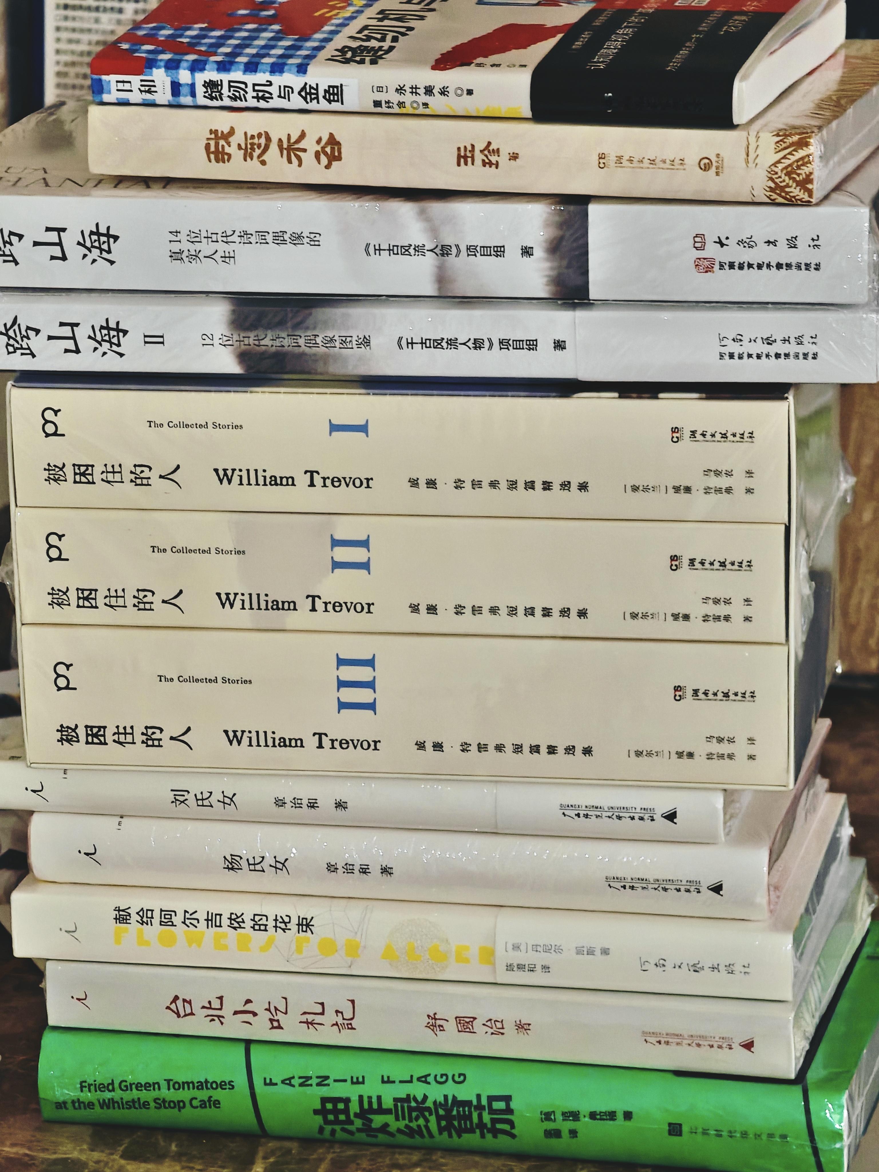 过冬的柴火已备好，驱赶走虎视眈眈的呼啸，我在纸堆里坐塌了又一座文字岛。 