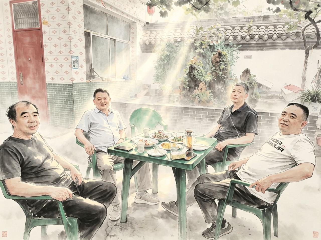 AI水墨治愈动画 随变ai随便玩 已经开始期待夏天了 夏天的风是水墨风 用中式美