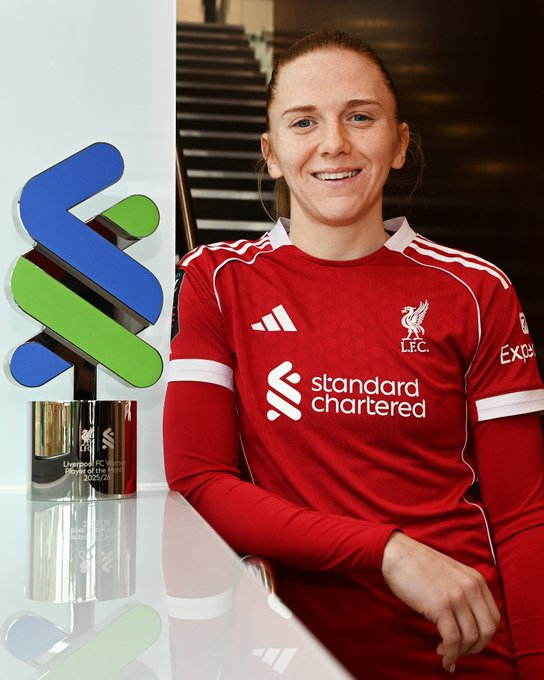 利物浦女足 霍兰德本赛季第二次获奖 