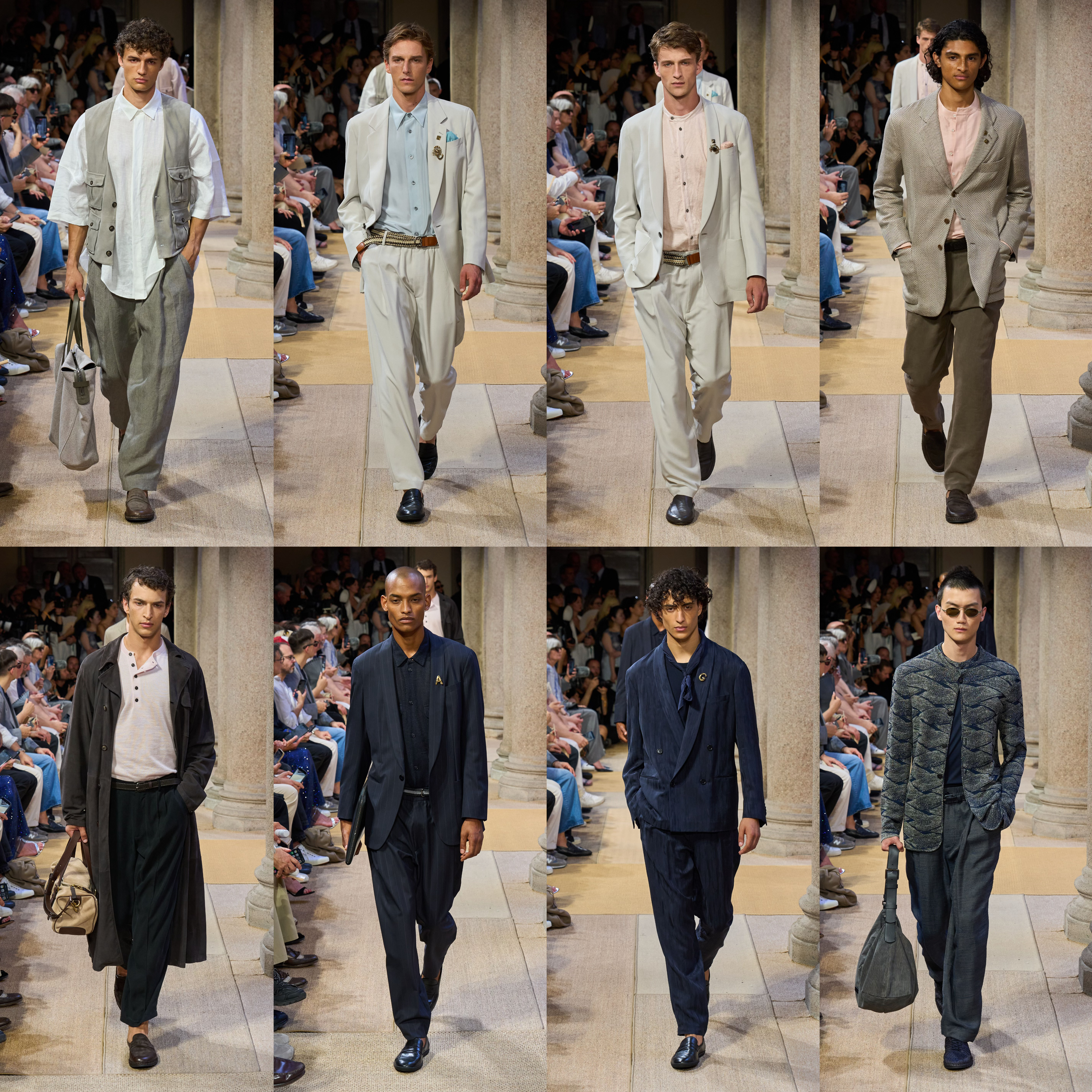 Giorgio Armani 男装周米兰男装周 阿玛尼 2027 春夏男装一览 