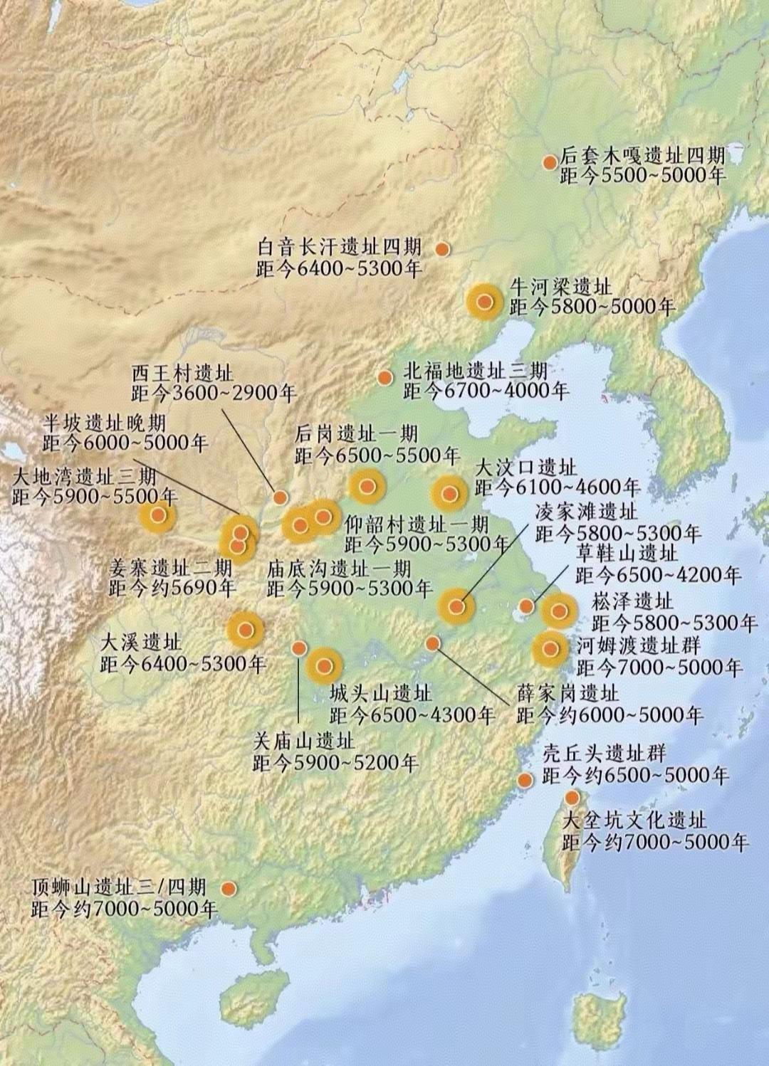 就这样丰富多彩的上古文化遗址，整个西方都还在质疑我们拥有五千年文明文化。
不对，