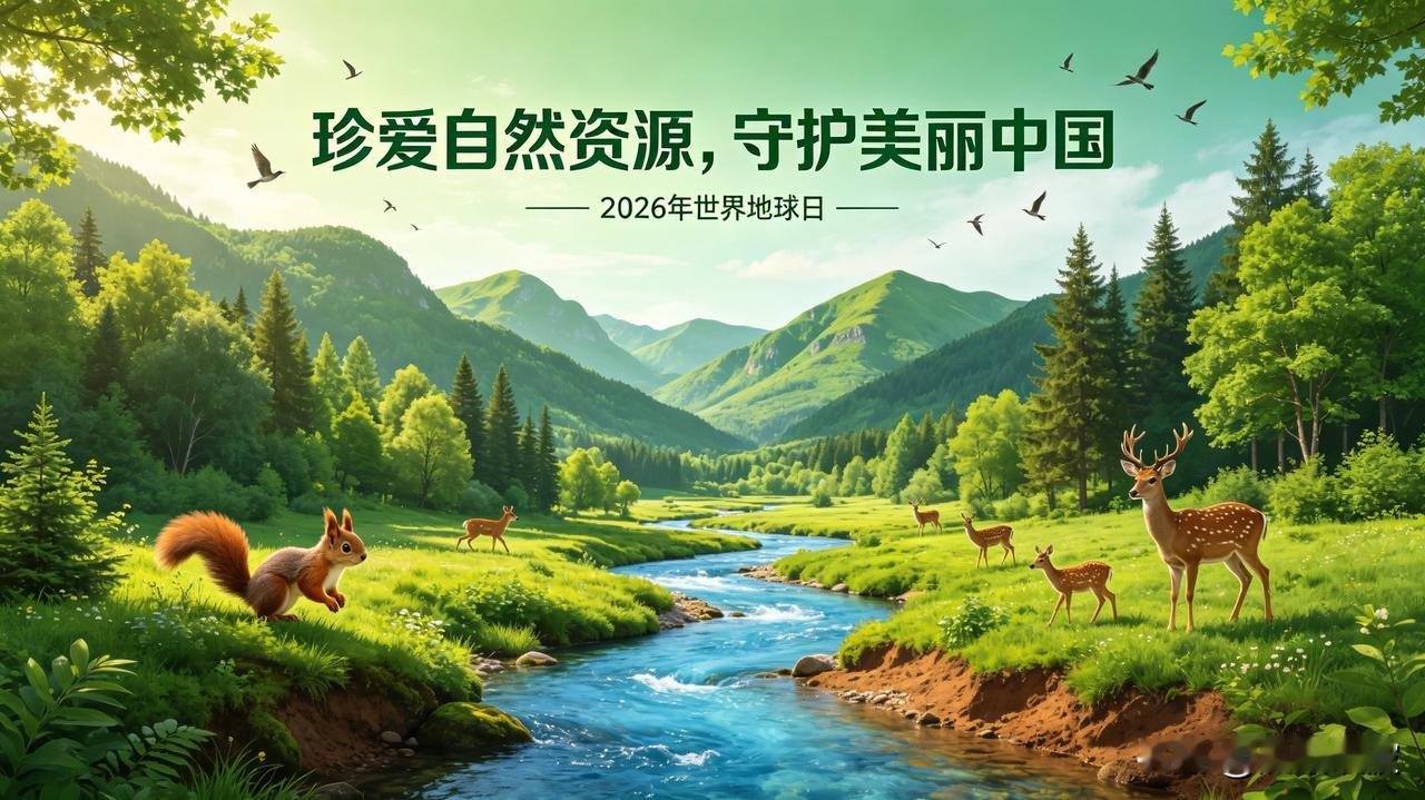 第57个世界地球日 · 原创五律致敬家园


  2026年4月22日，第57个