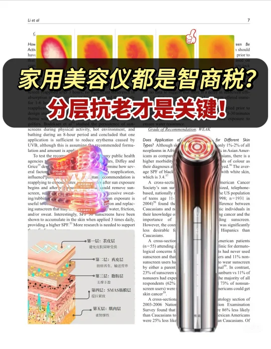 30+才懂！美容仪没用对，难怪垮脸没改善…