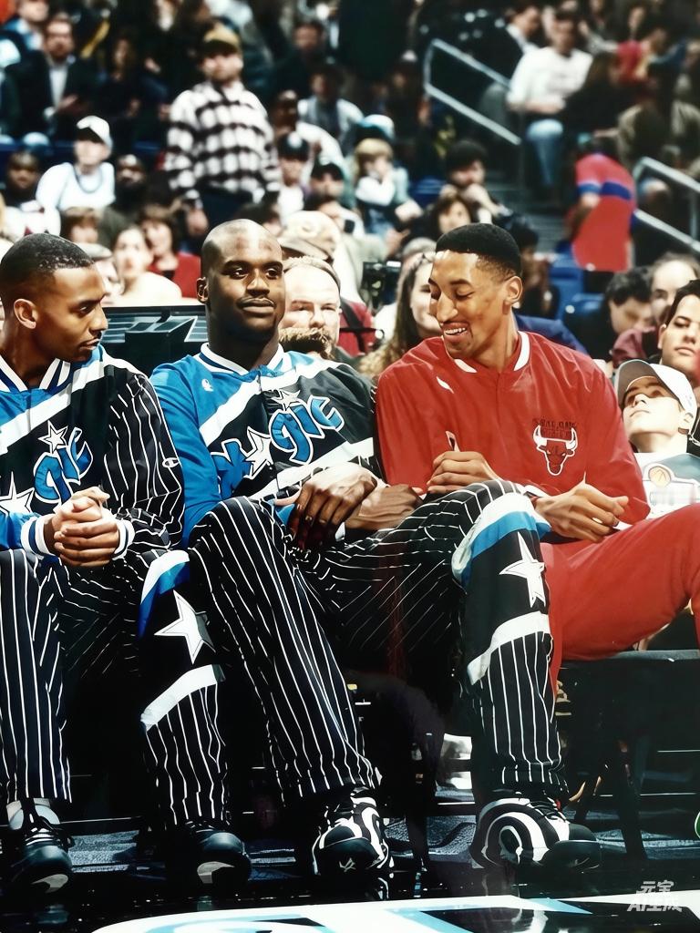 Penny  Shaq  Batman   1996 All Star Game