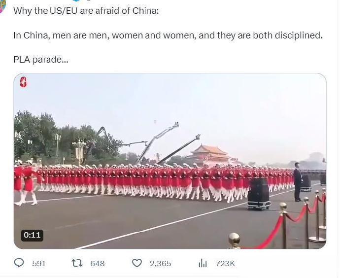 看到这条新闻，我也很害怕，这以后打起来了，如果对方冲上来一队穿着高跟鞋，戴着文胸