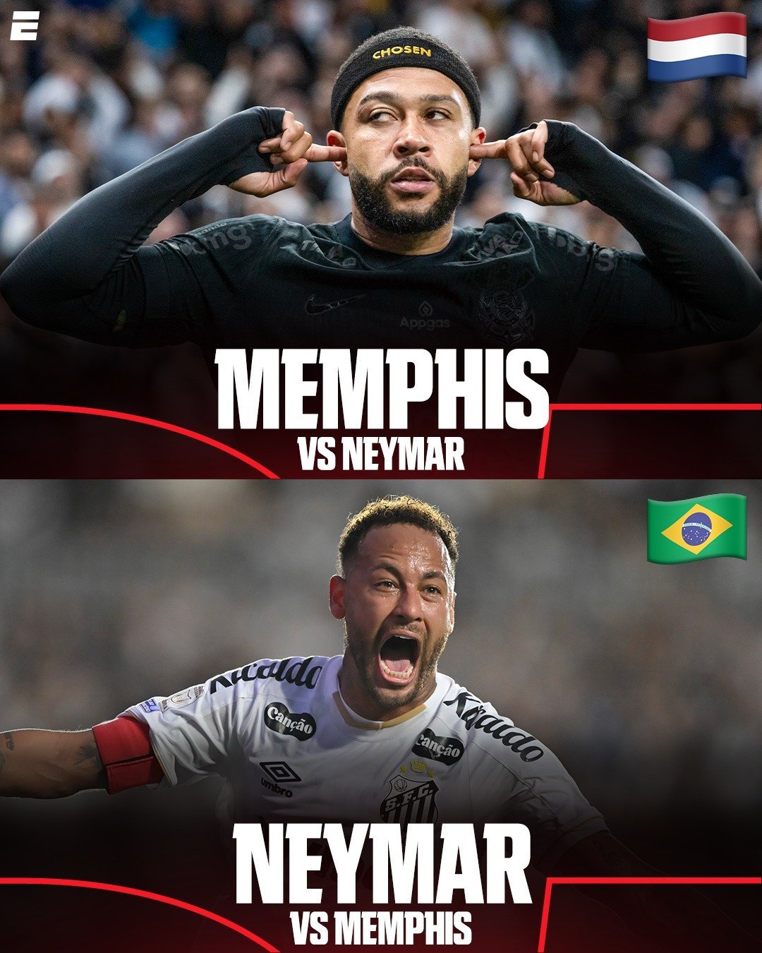 neymar[超话] 内马尔与好友孟菲斯德佩即将再次相遇内马尔 ​​​