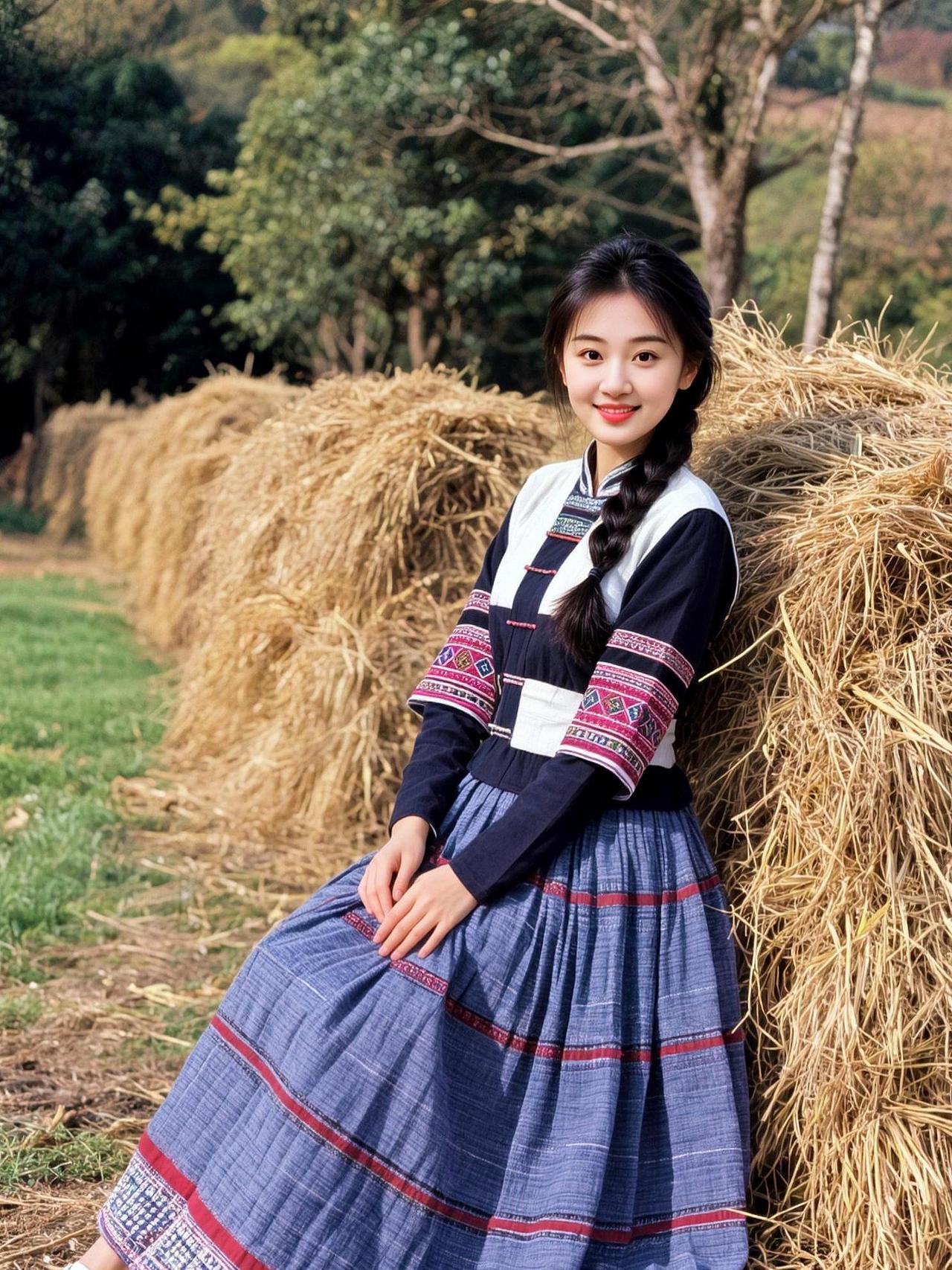 民族风生活照 高颜值美女