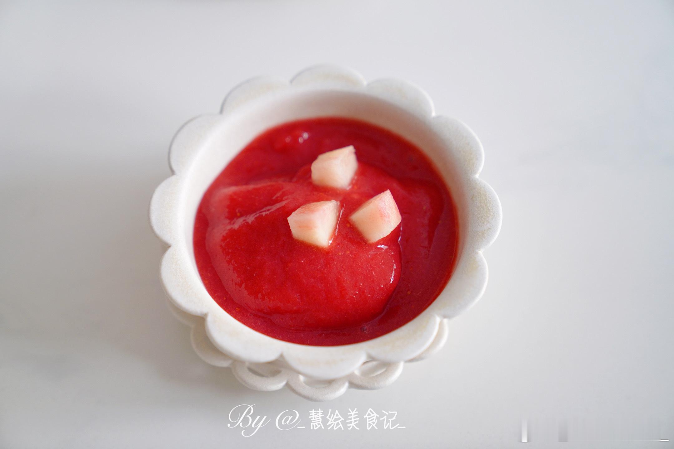 草莓绵绵冰食谱~ ​​​
