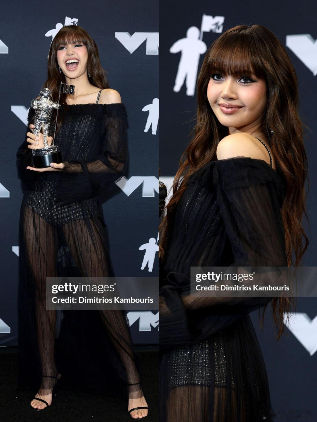 #Lisa在VMA拿奖了#妆造的重要性 打扮不一样整个人就不一样了#Lisa第二