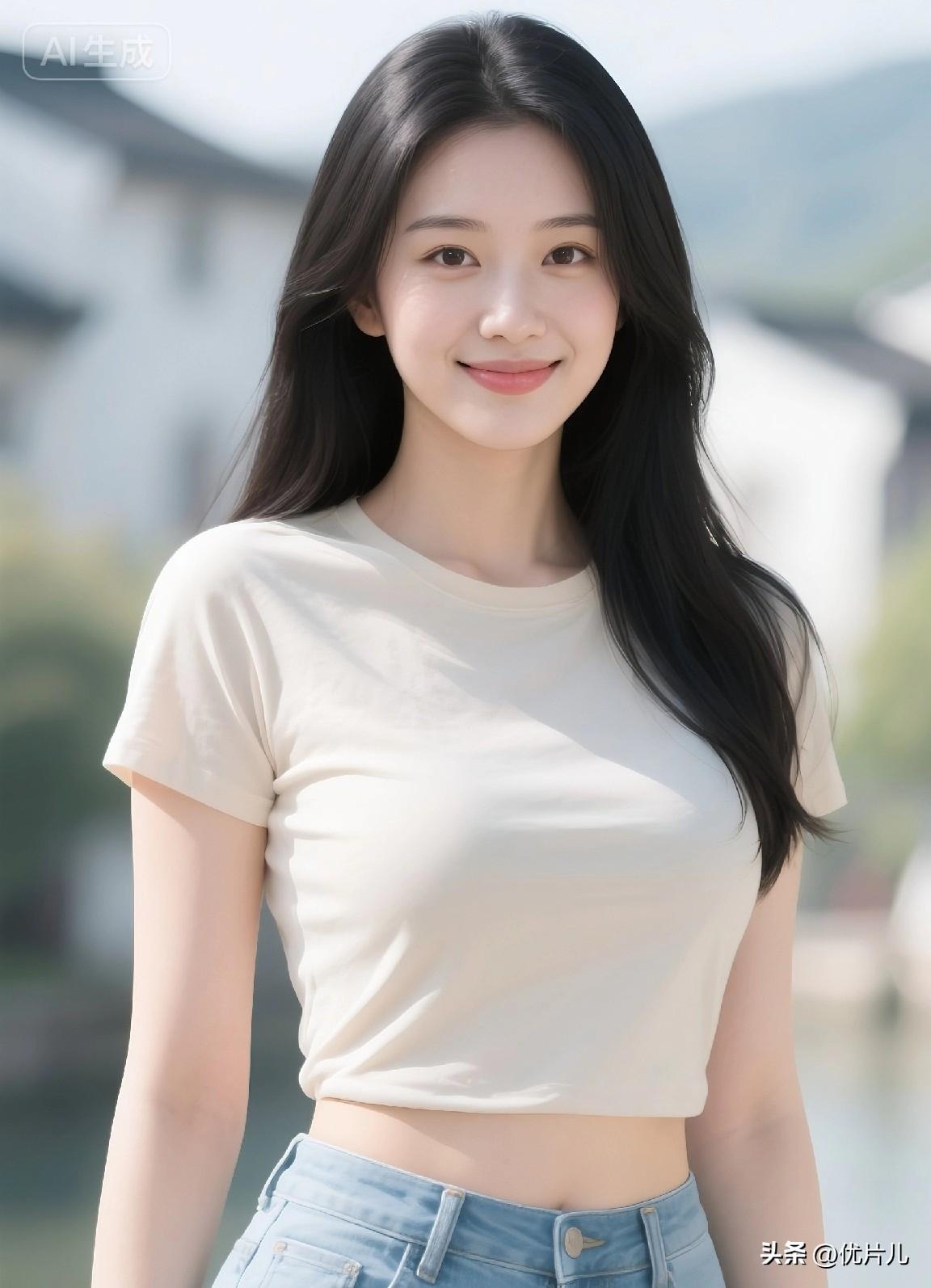 《笑容清甜》，无需多余修饰，却也美得通透，这种干净到极致的松弛感，才是让人念念不