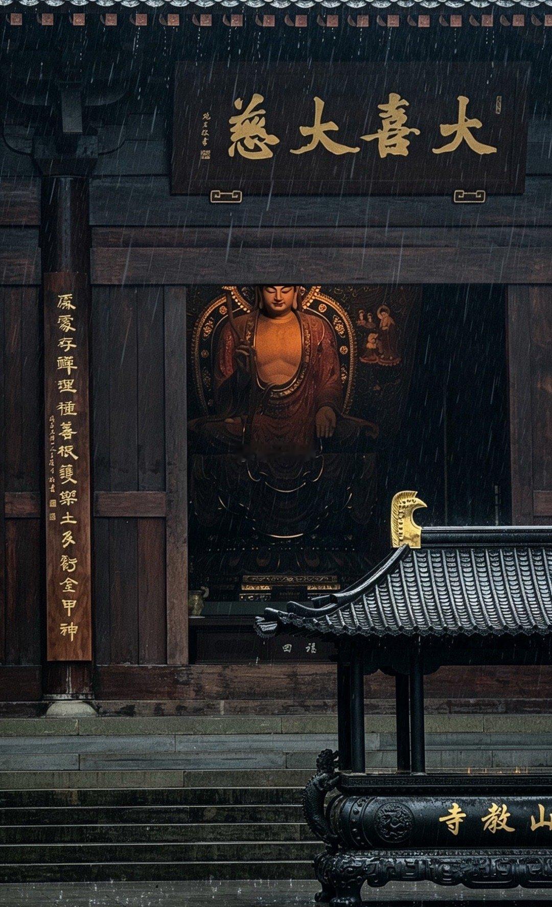 恭喜你刷到雨中古寺，请不要无视，评论很灵的🙏 ​​​