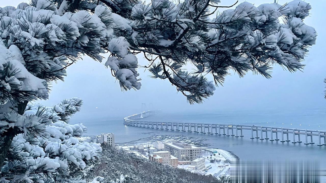 #晒一张手机中最美的雪景照#