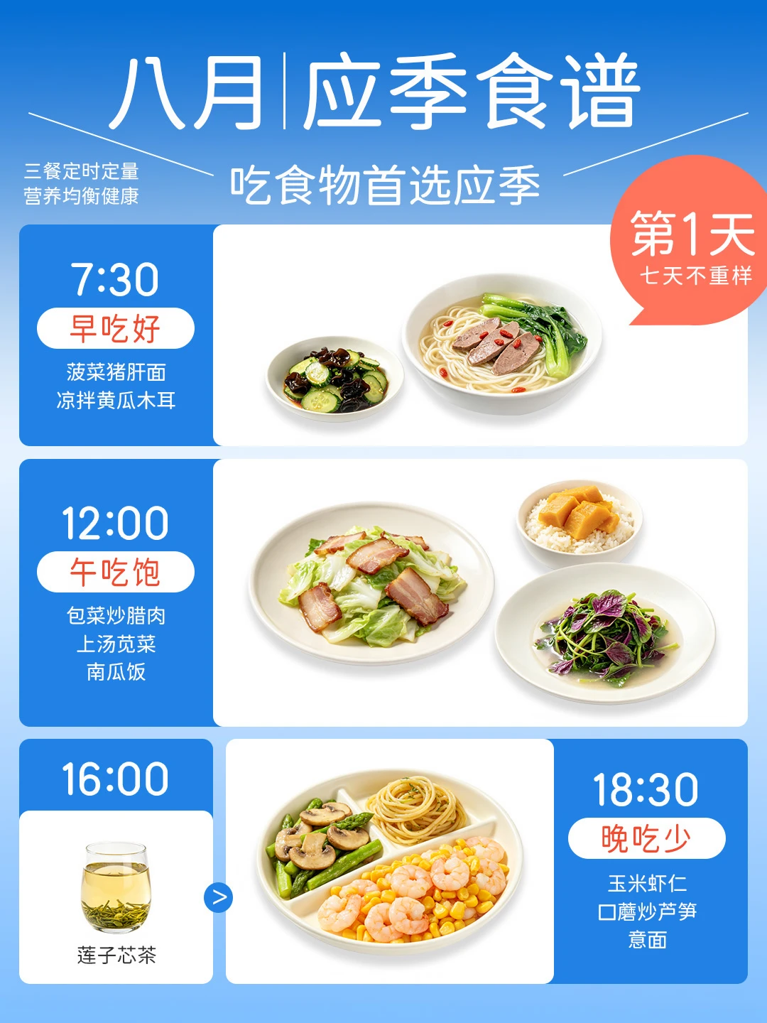 8 🈷️ 应季食谱速查👆 ｜一日三餐首选应季🍛