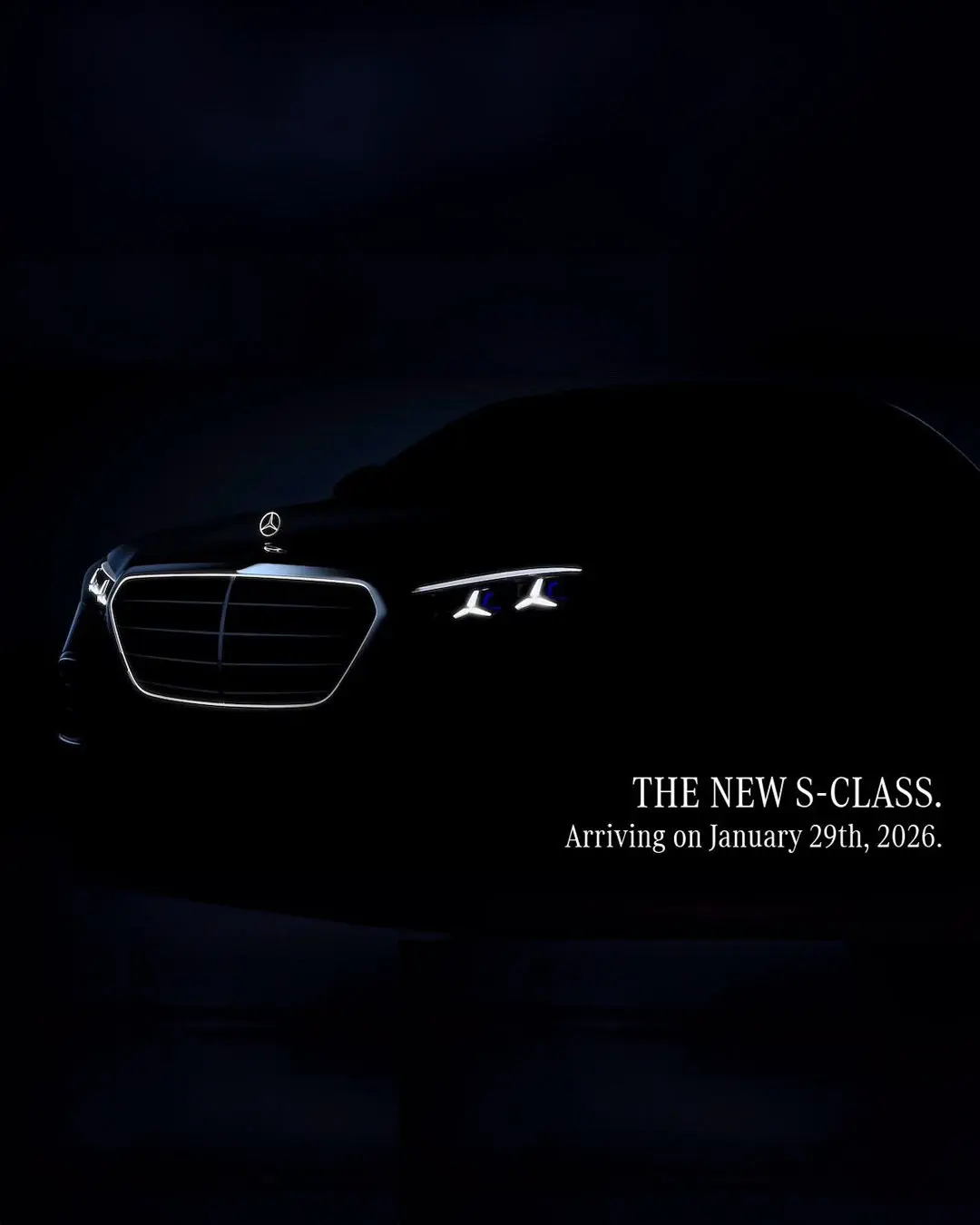 全新梅赛德斯奔驰S级 1月29号 登场