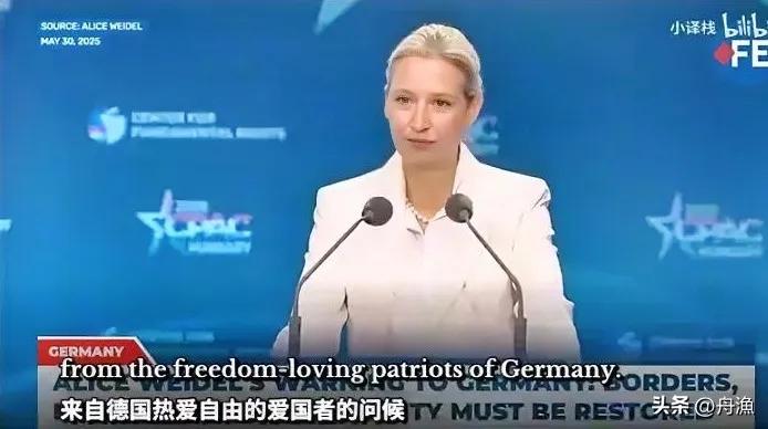 魏德尔民调登顶，若当选或将重塑德国格局！
近期欧洲政坛争议最大的人物，当属德国选