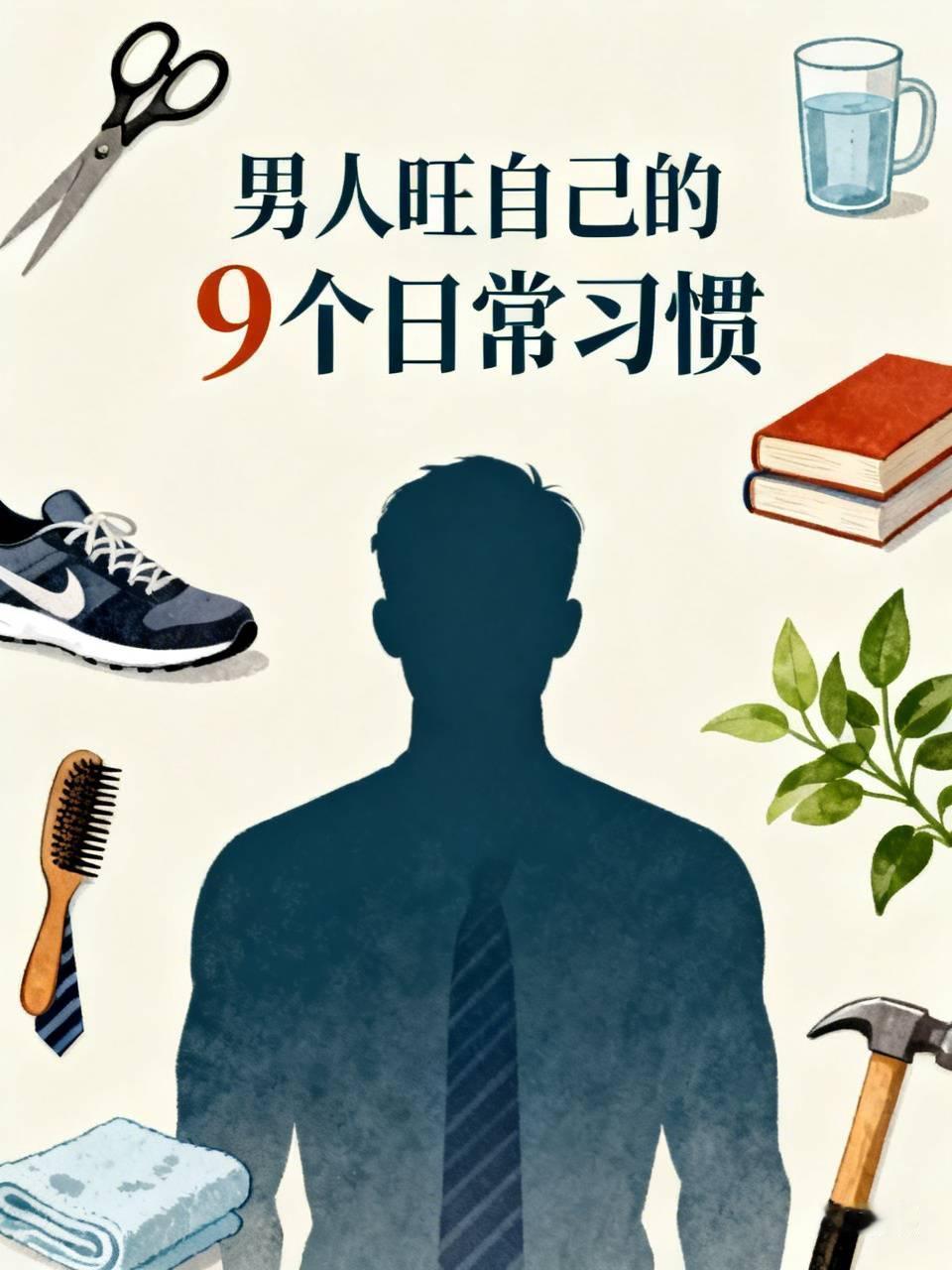 男人想要旺自己，不靠玄学，全是日常养出来的：
1、常理发
2、多运动
3、早睡早