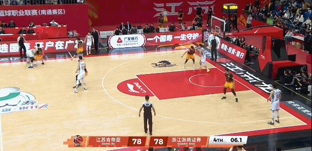 江苏男篮可以啊，竟然常规时间和卫冕冠军浙江广厦打成78：78平局，双方进入加时赛