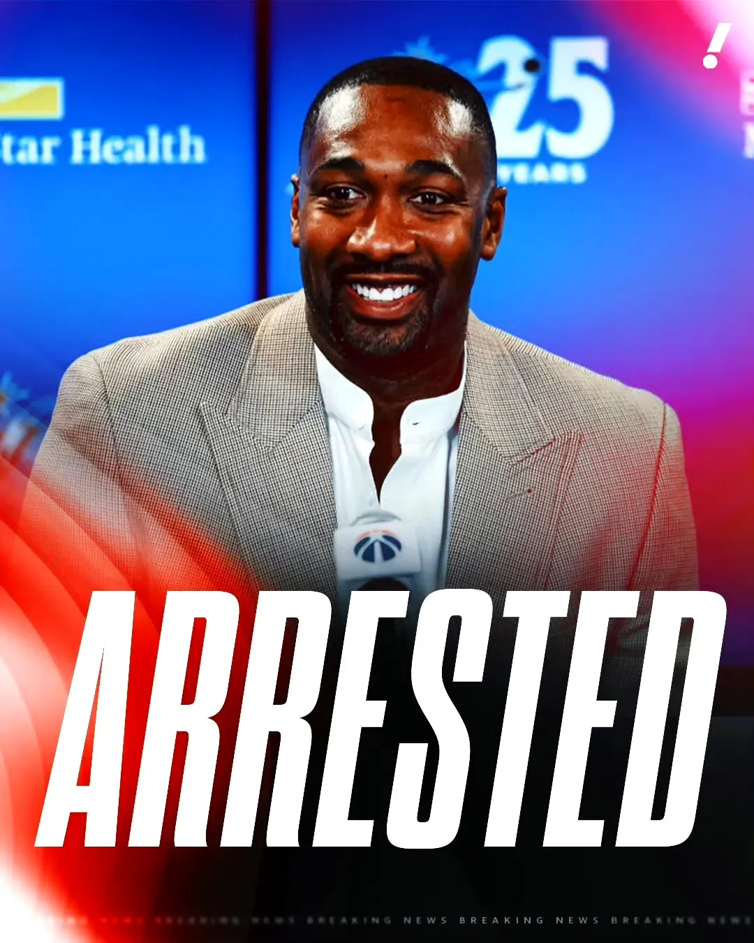 Chris Haynes：阿里纳斯与另外五名被告今日被逮捕。​阿里纳斯被正式指控