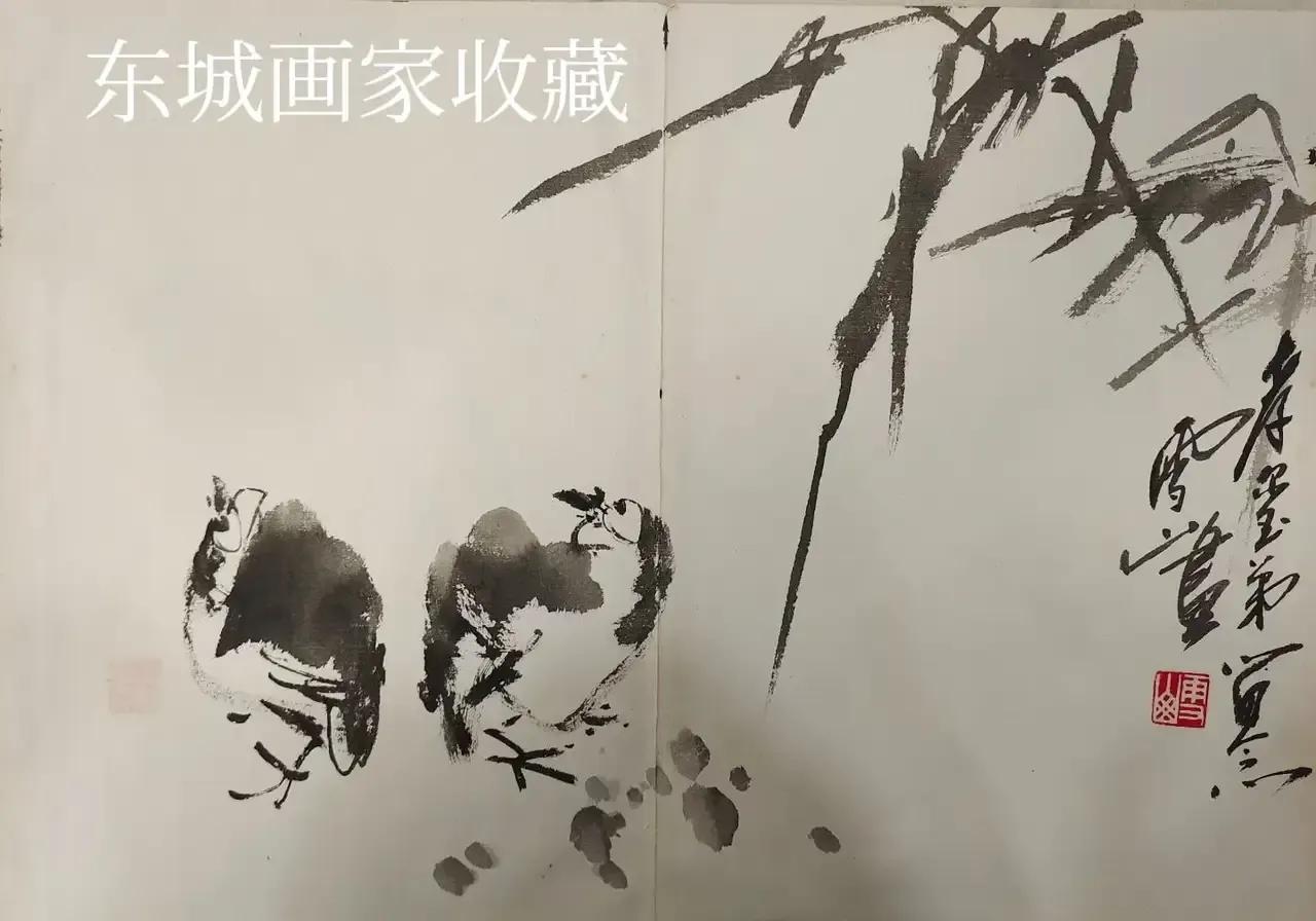 收画记。最近发现一幅画，心心念念让我放不下。经过几次周折，画终于到手了，很便宜。