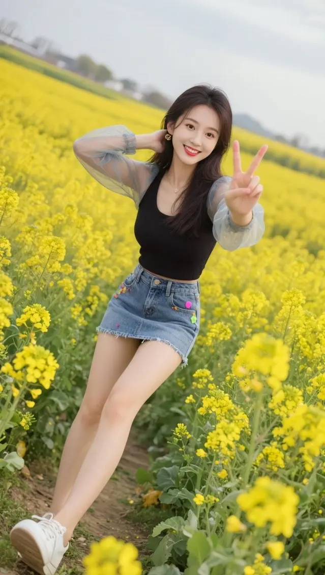 AI田园清新照 随变ai随便玩