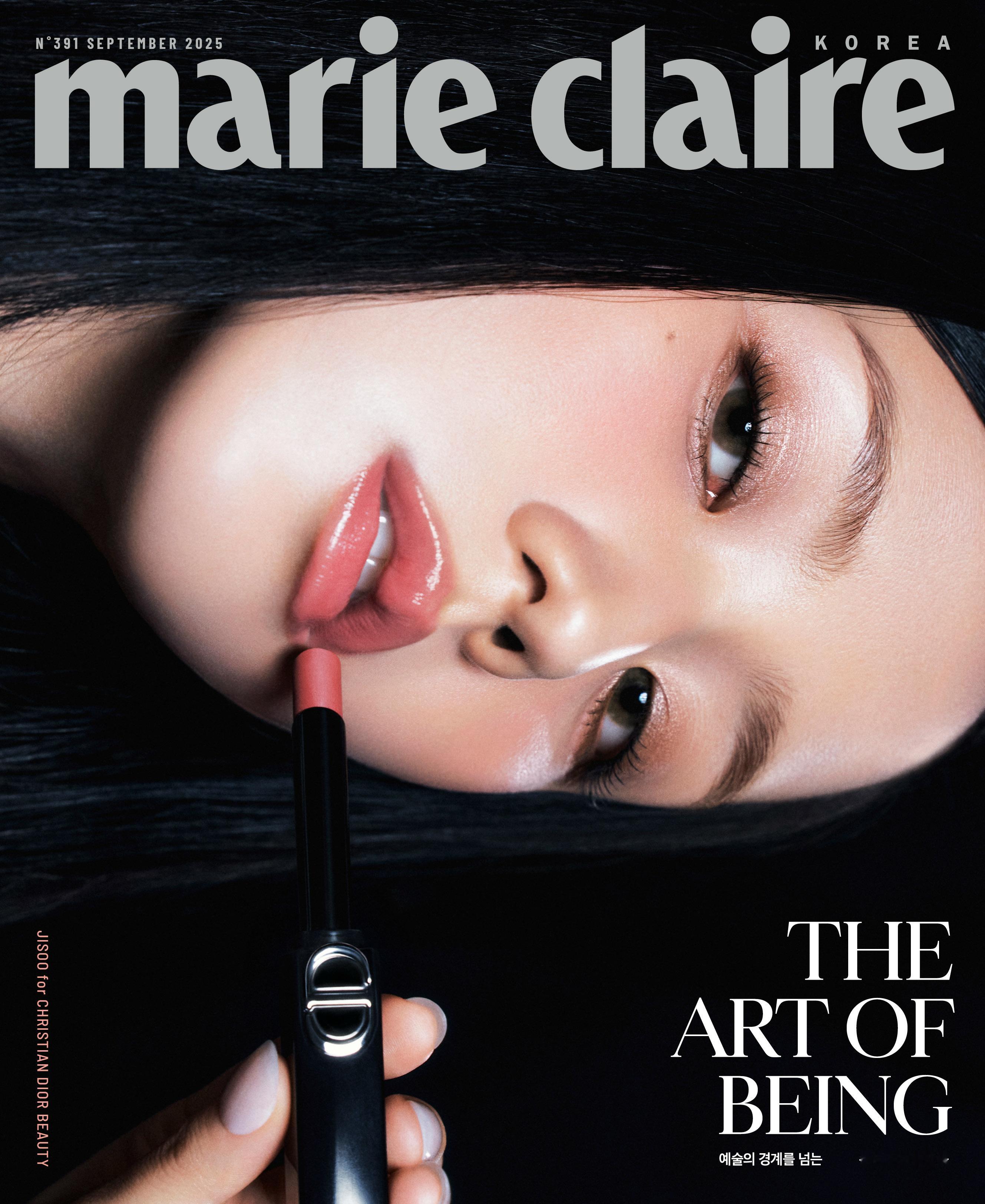 美啊！JISOO金智秀登上韩国《Marie Claire》金九刊封面！[爱你][