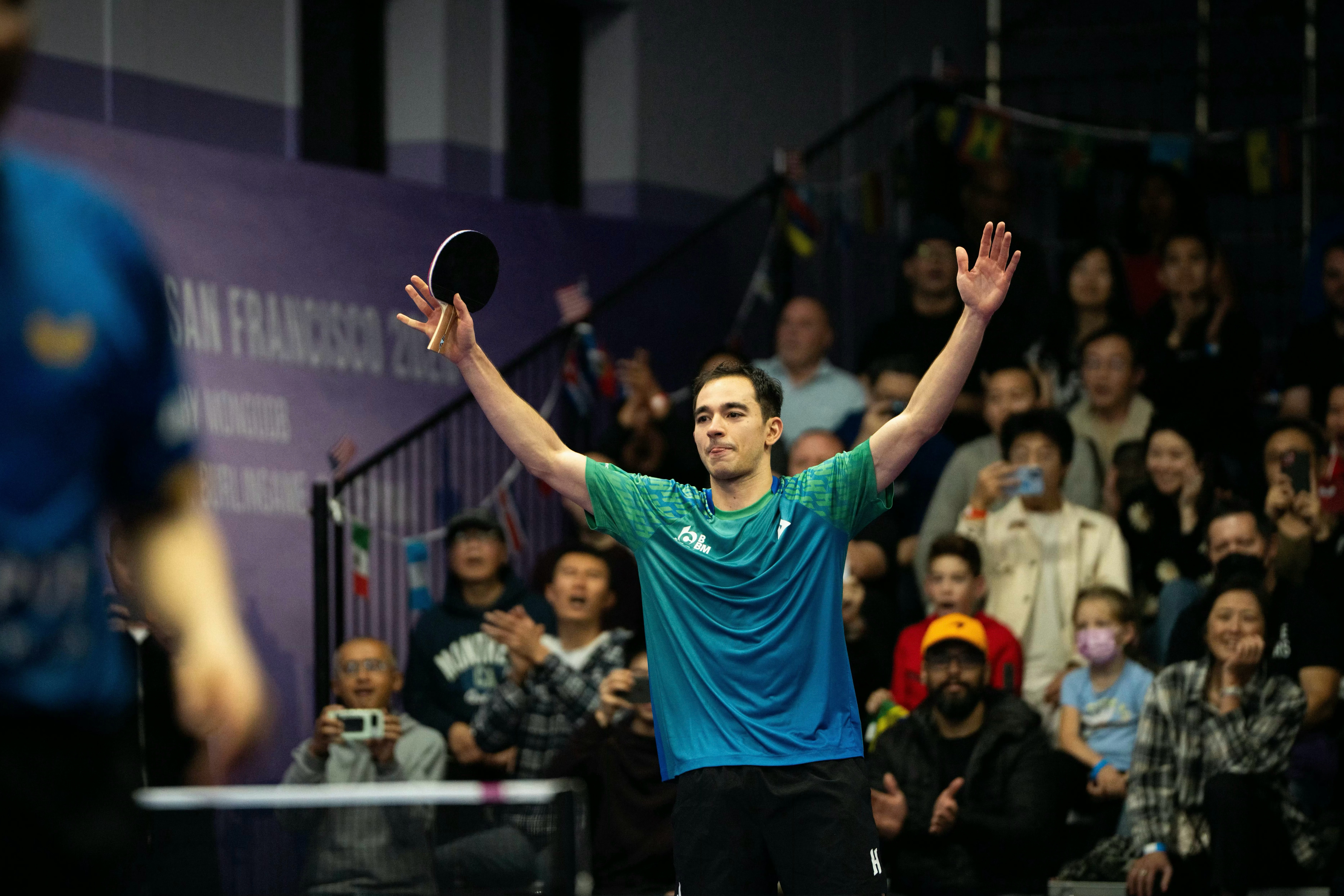 雨果世排第二创新高 在本周(2月9日)更新的国际乒联世界排名中，巴西球员雨果·卡