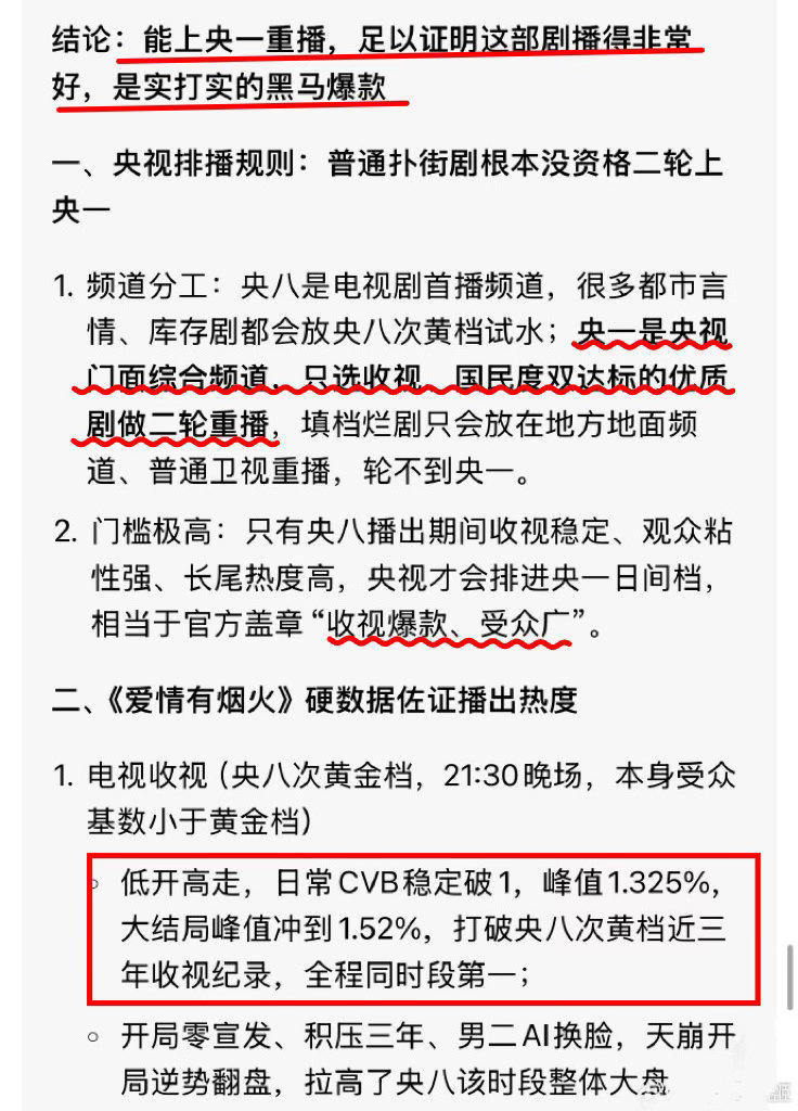 爱情有烟火小爱火🔥真的是争气争气再争气❗️今日二轮上⭐️CCTV-1 即交出王
