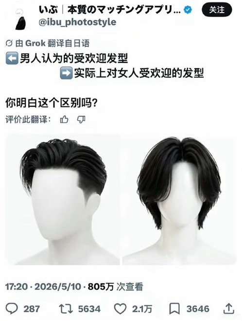 Nonono,我觉得是看脸.